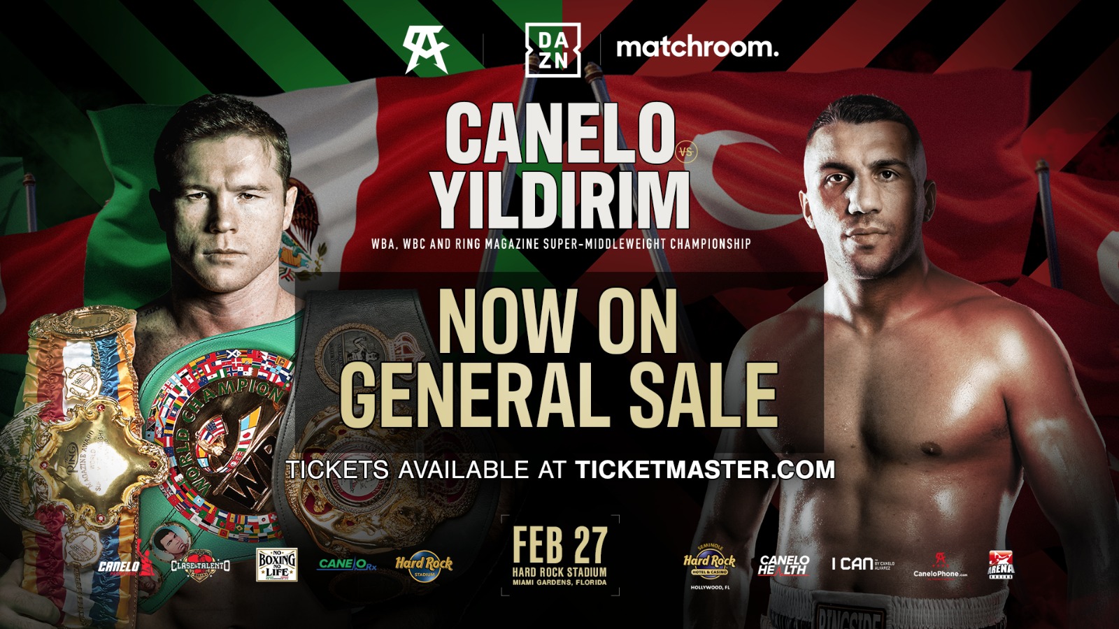 CANELO VS. YILDIRIM TICKETS ON SALE Boxing Action 24