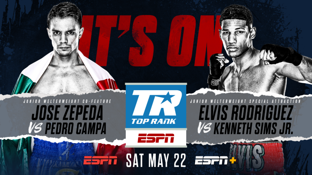 Jose Zepeda back in Action on 5/22 Boxing Action 24